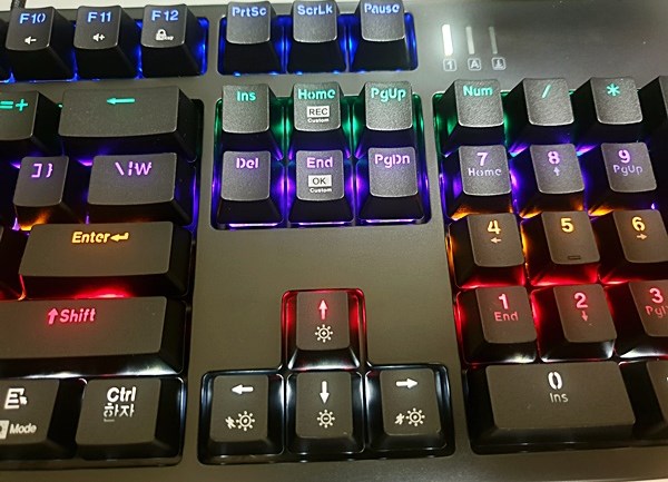 앱코 해커 K660 키보드 마감처리